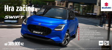 Suzuki Swift vstupuje na český trh ve své šesté generaci